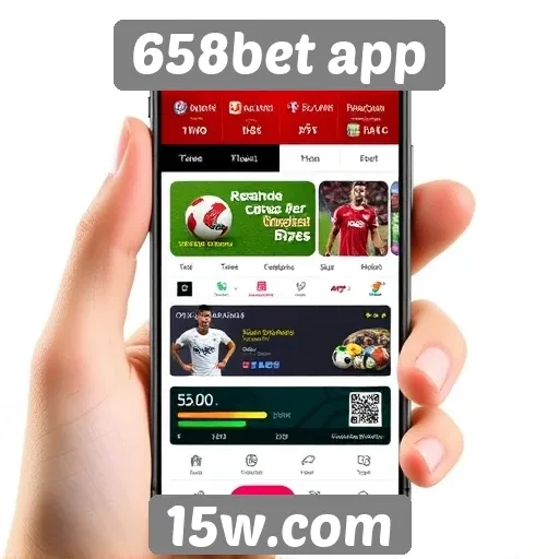 Avaliação da interface do usuário do 658bet app
