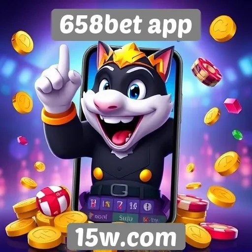 Variedade de jogos disponíveis no 658bet app